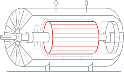 Analyse de la Signature Éléctrique, Utilisée sur les Rotors de Moteur à Induction au Type à Cage d'Écureuil