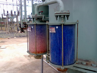 Qualitrol smart breather color changing desiccant silica gel