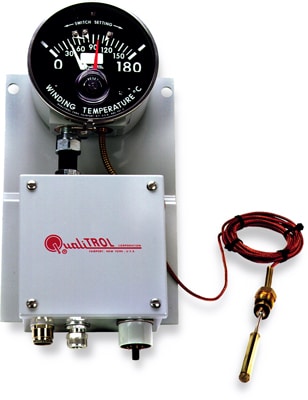 Qualitrol 104 TR6000 capillary based transformer oil thermometer SCADA