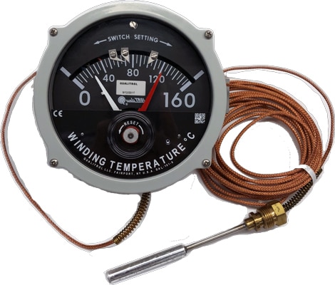 Thermomètre à huile à base capillaire Qualitrol 104/TR6000
